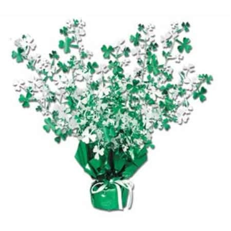 Beistle - 30805 - Shamrock Gleam N Burst Centerpiece- Pack Of 12